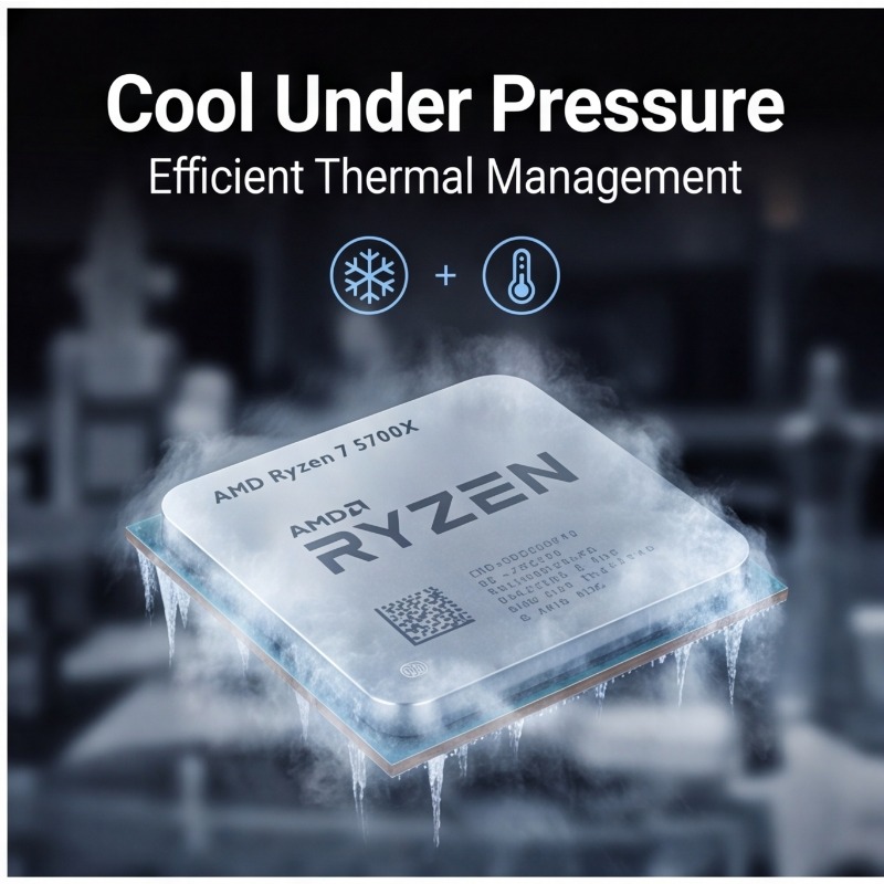 AMD Ryzen 7 5700X Processor 8- - огляд і ціна Air Cooler Cpu