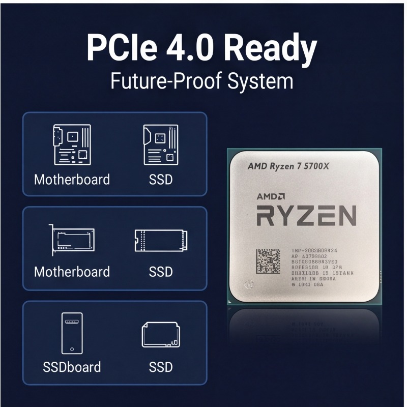 AMD Ryzen 7 5700X Processor 8- - огляд і ціна Air Cooler Cpu