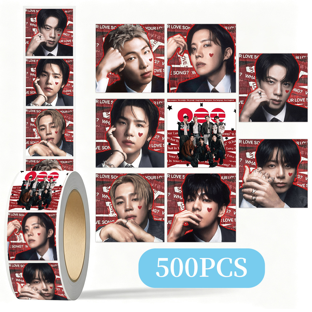 K-pop BTS Roll Stickers 500Pcs - огляд і ціна Case Fan